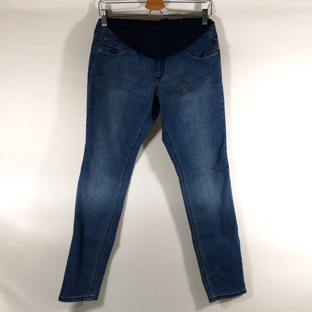 Indigo Blue Maternity Jeans, Size Medium, New with Tags, Skinny